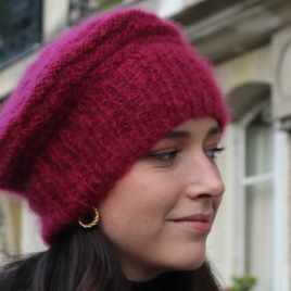 beret en mohair